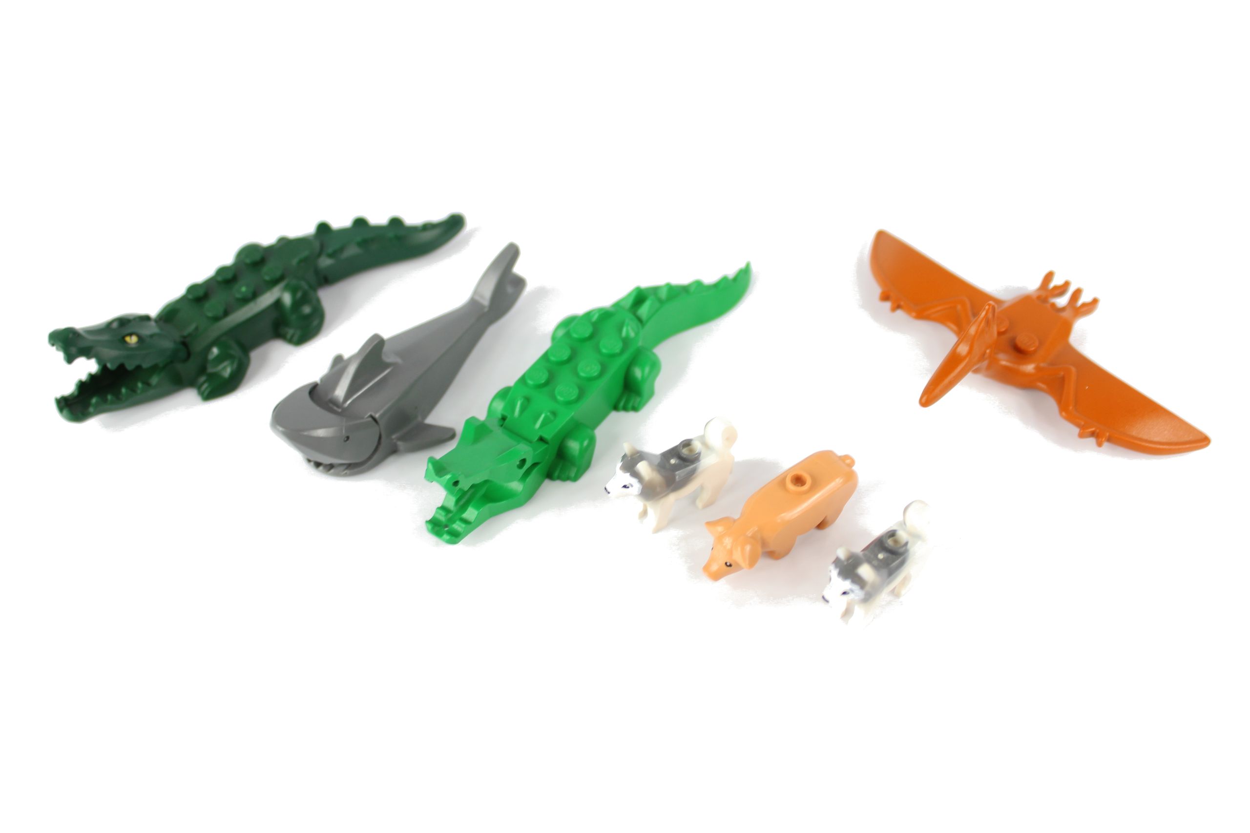 LEGO Zwierzęta 6 Sztuk pies krokodyl plus Dinozaur - 7050606857 - oficjalne  archiwum Allegro