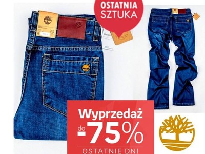 Spodnie jeans TIMBERLAND 38/33 wiosna -50%