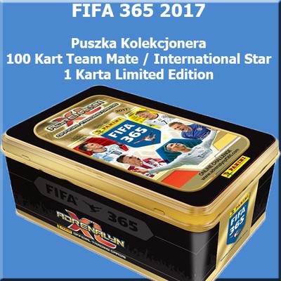 Puszka Kolekcjonera FIFA 365 2017 + 101 Kart