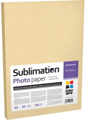 Papier Sublimacja ColorWay A4 100g 50 szt
