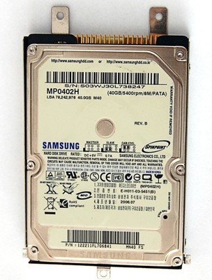 Samsung MP0402H 40 GB IDE 2,5 - USZKODZONY