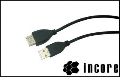 Kabel Incore USB 2.0 A-A M/F 1,8m przedłużacz