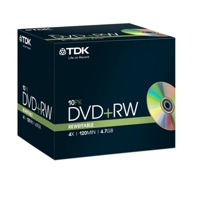 Płyty DVD+RW 120min. 4.7GB TDK LB69