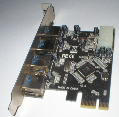 Kontroler 4 x USB 3.0 na PCI-E PCI Express  W10