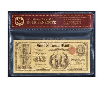 Dollar 1875 USA Edycja 1dolar pozłacany