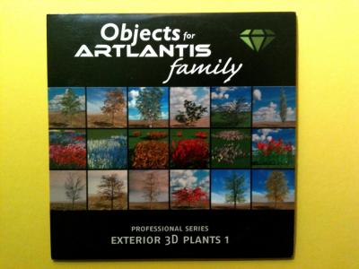 ARTLANTIS Objects - Exterior 3D Plants 1 - CD Dysk
