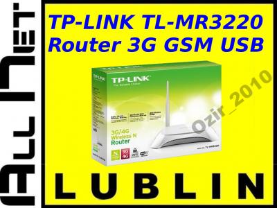 TP-LINK TL-MR3220 Router WiFi GSM 3G 150Mbp v2 LTE