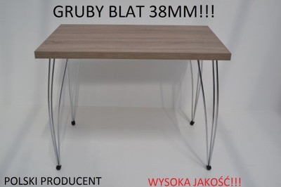 Stół kuchenny GRUBY BLAT 101x64x38 SONOMA TRUFLA