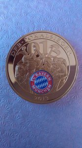 Medal okolicznościowy FC BAYERN MUNCHEN - 6351191359 - oficjalne archiwum  Allegro