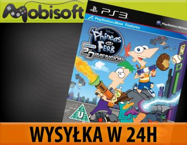 DISNEY PHINEAS AND FERB MOVE PS3 NOWA WYS24h