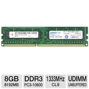 Pamięć Ram DDR3 8GB 1333Mhz marki SPECTEK