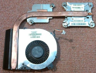 Wentylator + radiator chłodzenie HP 4540s 4545s gw