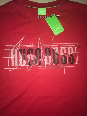 Czerwony T shirt Hugo Boss  roz XXL