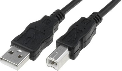 Kabel do drukarki USB2,0 A m / B m czarny 3 m