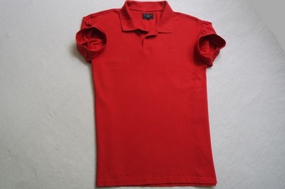 COTTONFIELD koszulka polo czerwona logowana_____XL