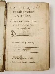 Katechizm Historyczny Większy, 1812 r.