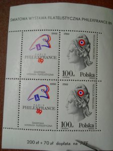 Polska - WF Philexfrance 89' - Fi. bl.94 II **