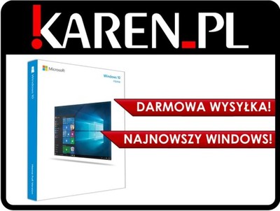 Microsoft WINDOWS Win Home 10 64 bit OEM DVD PL