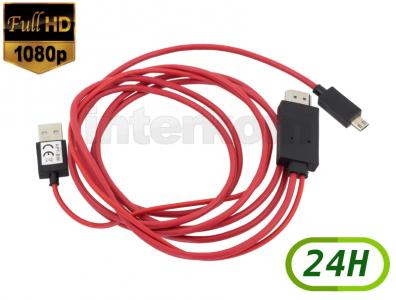 ADAPTER MHL - HDMI MICRO USB DO SAMSUNG 11pin HD37
