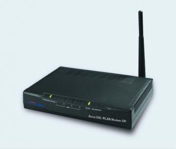 Router WiFi Arcor DSL Modem 200 WLAN RJ45 TANIO!!! - 6215763951 - oficjalne  archiwum Allegro