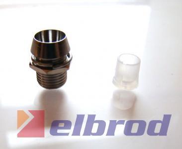 [ELBROD] Oprawka diody LED 5mm METALOWA /458