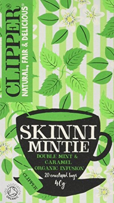 Clipper Skinni Mintie Tea Bags (Pack of 6, Total 1