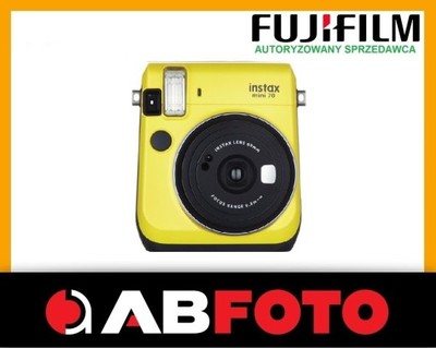 Fuji film Instax mini 70 żółty  - Leć do Oslo !