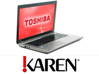 Srebrna Toshiba Satellite P75 17' i7 8GB 750GB Win