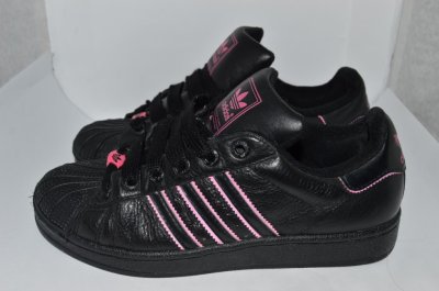 Buty Adidas Superstar 38 czarno-różowe - 6116974755 - oficjalne archiwum  Allegro