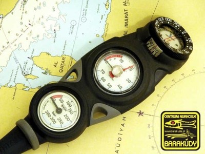 konsola Mission 3- manometr, głębokościom, kompas