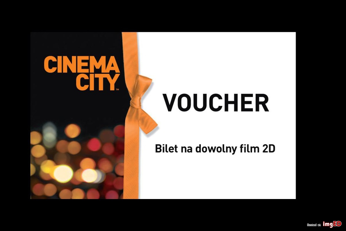 Voucher do kina Cinema City DWA NA DOWOLNY FILM - 7056175646 - oficjalne  archiwum Allegro
