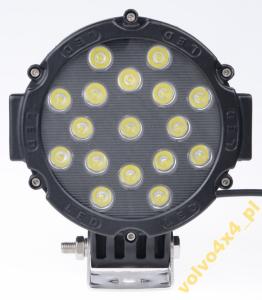 HALOGEN LED DALEKOSIĘŻNY REFLEKTOR 51W IP67 12 24V