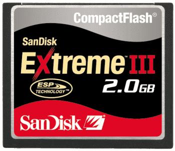 Sandisk CF Extreme III 2GB Compact Flash