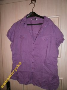 bluzka koszulowa F&amp;F, batyst, 48