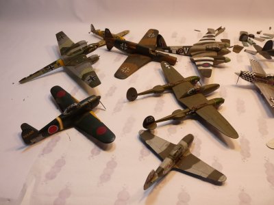 Stare metalowe modele samolotów - 6539193301 - oficjalne archiwum Allegro