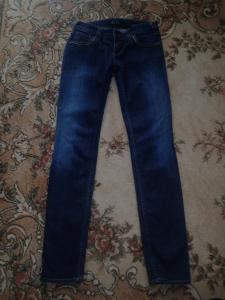 Spodnie Armani Jeans jeansy granatowe logo rozm M