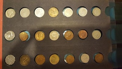Kolekcja monet 115 sztuk polskie i zagraniczne
