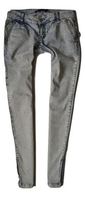 Reserved Jeans Spodnie DAMSKIE Rurki 28_34 M ZIP