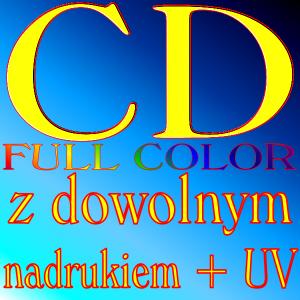 100 CD-R HQ nadruk płyty z nadrukiem druk kolor+UV