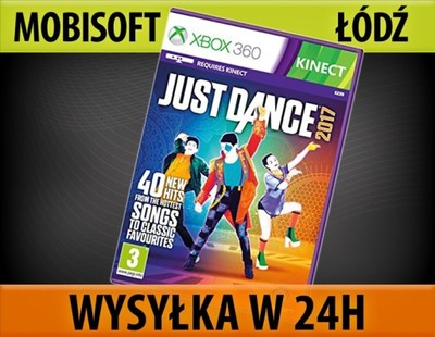 JUST DANCE 2017 HIT XBOX 360 NOWOŚĆ WYS24h ŁÓDŹ