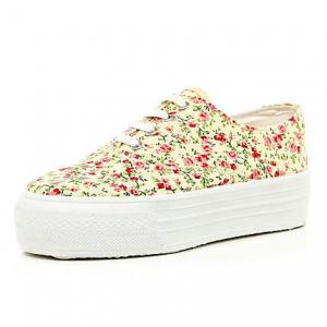 RIVER ISLAND CREEPERSY FLOWERS PRINTS 40/7