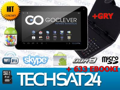 Tablet GOCLEVER R104 16GB +Klawiatura +Gry +Ebooki