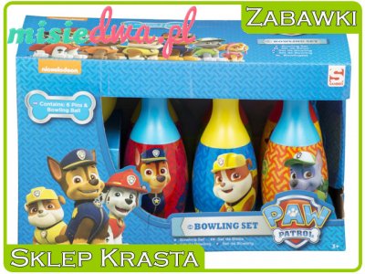 Kręgke Zestaw Kręgli 6szt Kula Psi Patrol 6204733159 Oficjalne