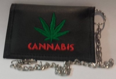 Portfel młodzież z łańcuszkiem Cannabis Marihuana - 6345031409 - oficjalne  archiwum Allegro