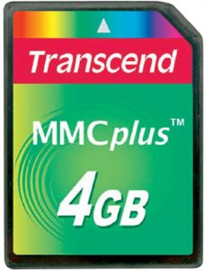 KARTA PAMIĘCI MMC Plus 4GB Transcend