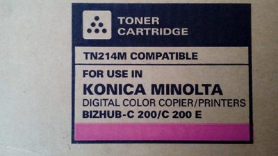 Toner Konica Minolta Bizhub C200 TN214 Magenta