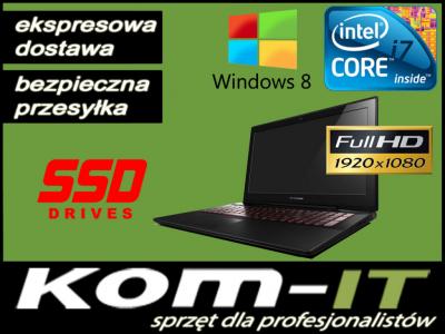 Laptop LENOVO Y50 i7 HQ 16GB SSD512 Win8.1 PRO