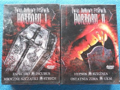 DOMOWY FESTIWAL HORRORU - 8 x DVD - NOWE w FOLII