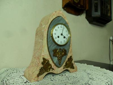 Stary francuski zegar marmurowy