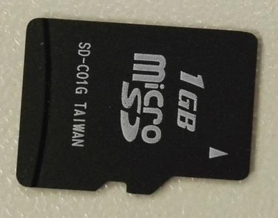 karta pamięci micro SD 1 GB